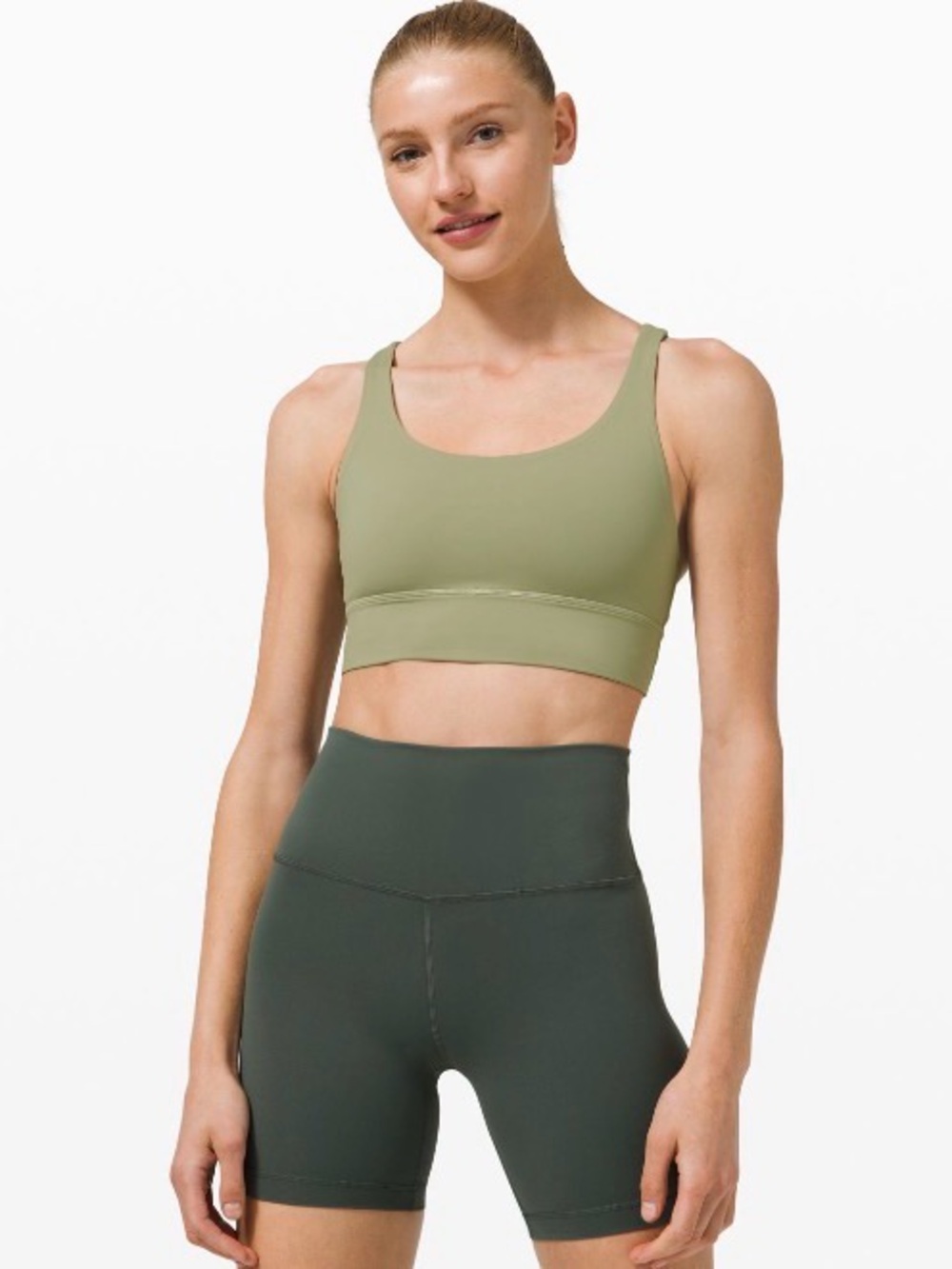 lululemon athletica Olive Scoop Sports Bra